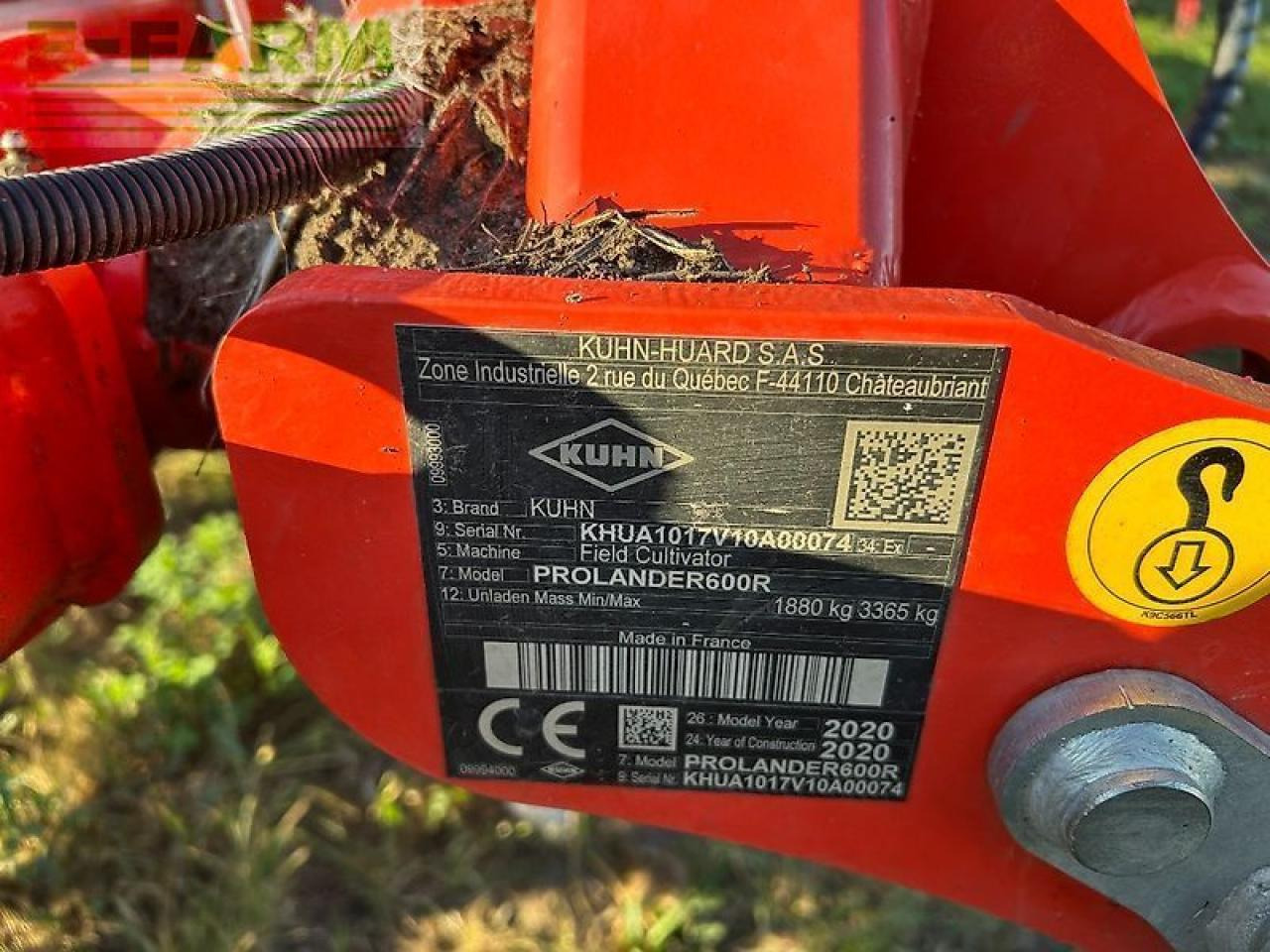 Kuhn prolander 600r - Cultivador: foto 5 Kuhn prolander 600r - Cultivador: foto 5