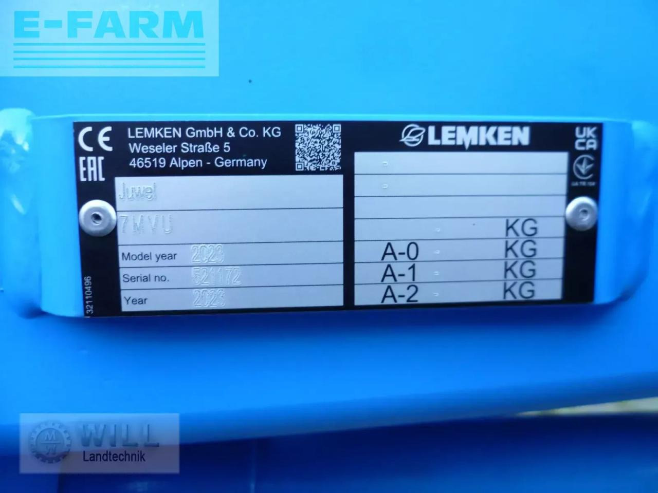 Lemken juwel 7 - Arado: foto 5 Lemken juwel 7 - Arado: foto 5