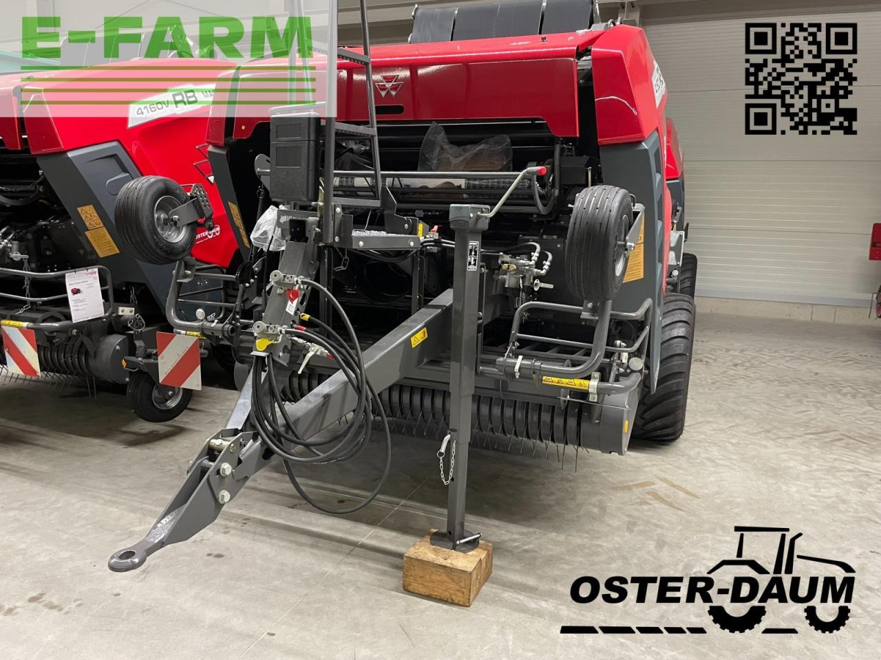 Empacadora de pacas cuadradas Massey Ferguson rb 4160 v xtra cut 13 messer: foto 6