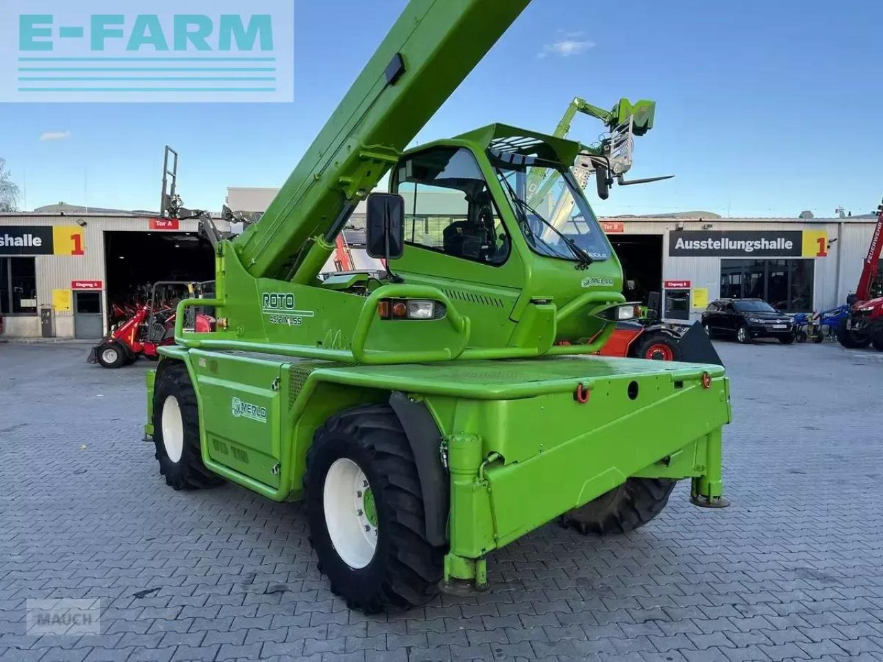 Manipulador telescópico Merlo roto 45.21 mcss mit funksteuerung: foto 7