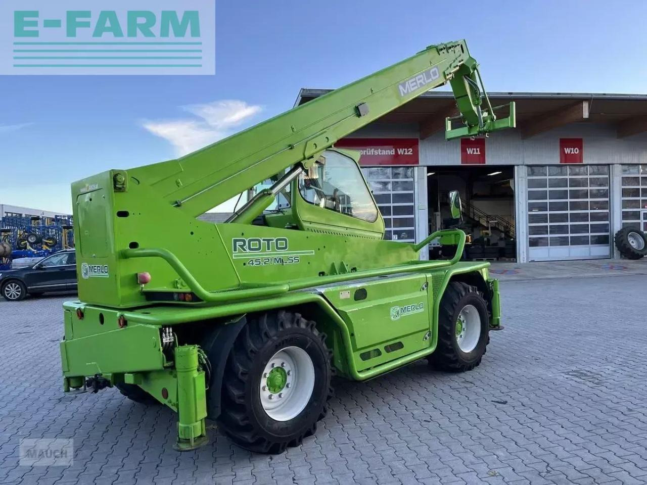 Manipulador telescópico Merlo roto 45.21 mcss mit funksteuerung: foto 11