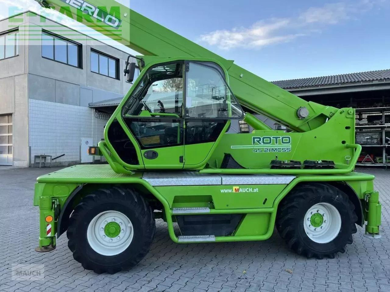 Manipulador telescópico Merlo roto 45.21 mcss mit funksteuerung: foto 13