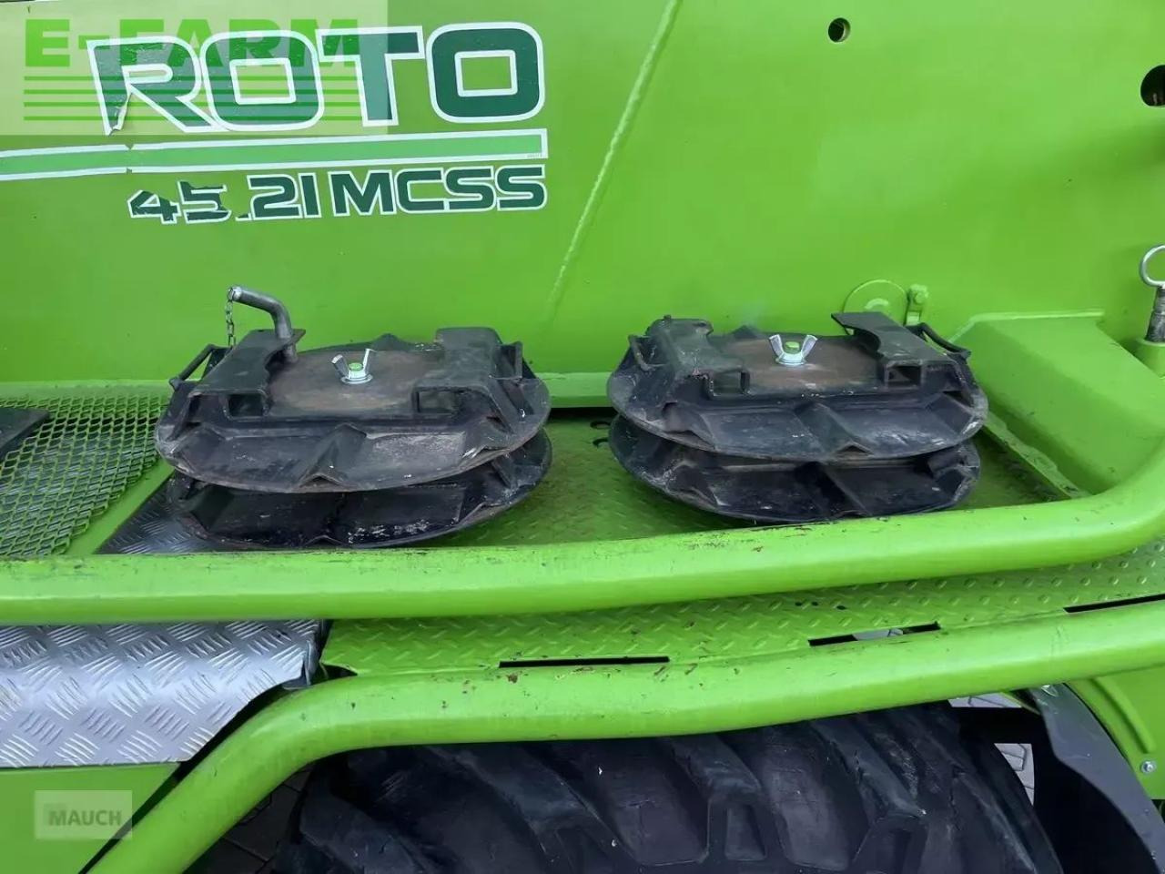 Manipulador telescópico Merlo roto 45.21 mcss mit funksteuerung: foto 14