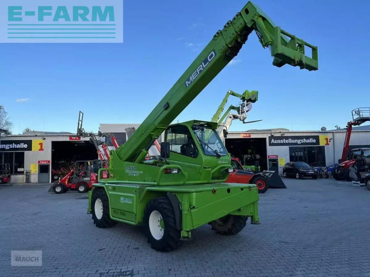 Manipulador telescópico Merlo roto 45.21 mcss mit funksteuerung: foto 8