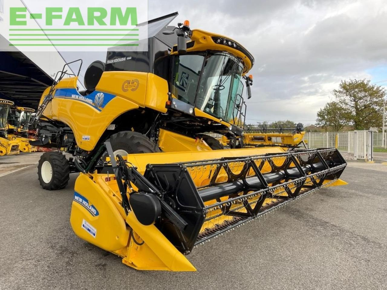 New Holland ch 7.70 laterale - Cosechadora de granos: foto 3 New Holland ch 7.70 laterale - Cosechadora de granos: foto 3