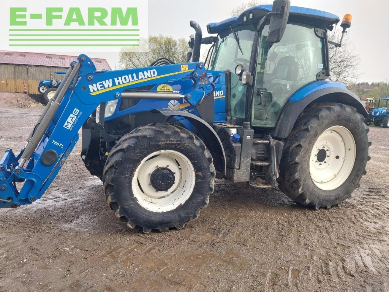 New Holland t6.155 - Tractor: foto 1 New Holland t6.155 - Tractor: foto 1
