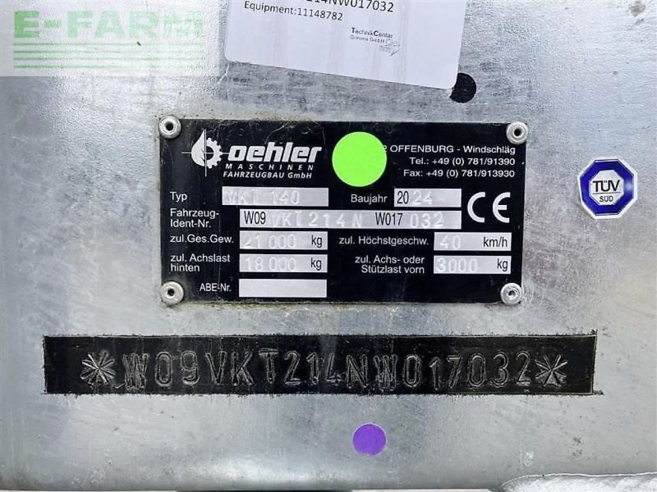 Maquinaria para fertilización Oehler güllefass vkt 140: foto 26