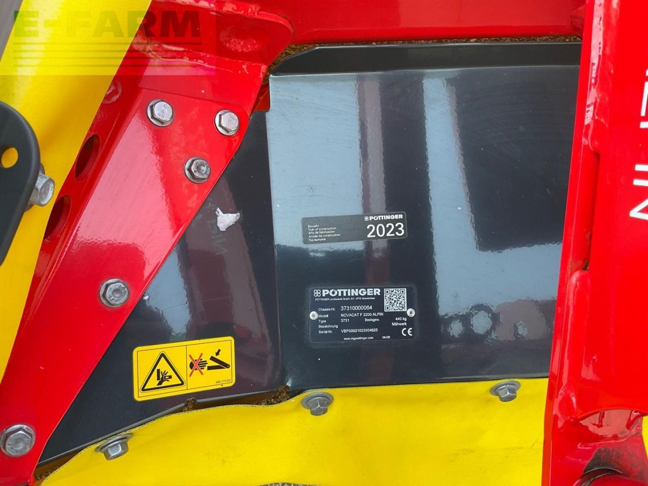Segadora Pöttinger NOVACAT F 2200 Alpin: foto 9 Segadora Pöttinger NOVACAT F 2200 Alpin: foto 9