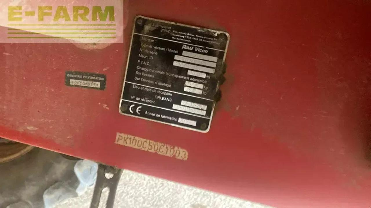 Pulverizador arrastrado Rau pk100c50c explorer 5200l: foto 7
