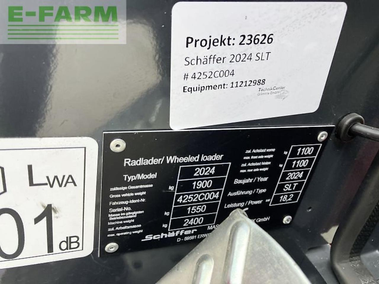 Miniexcavadora Schäffer hoflader schäffer 2024 slt: foto 6