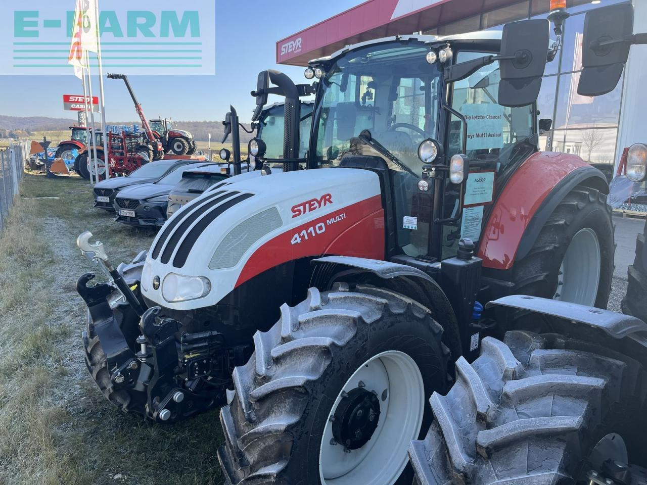 Steyr 4110 multi (stage v) - Tractor: foto 1 Steyr 4110 multi (stage v) - Tractor: foto 1