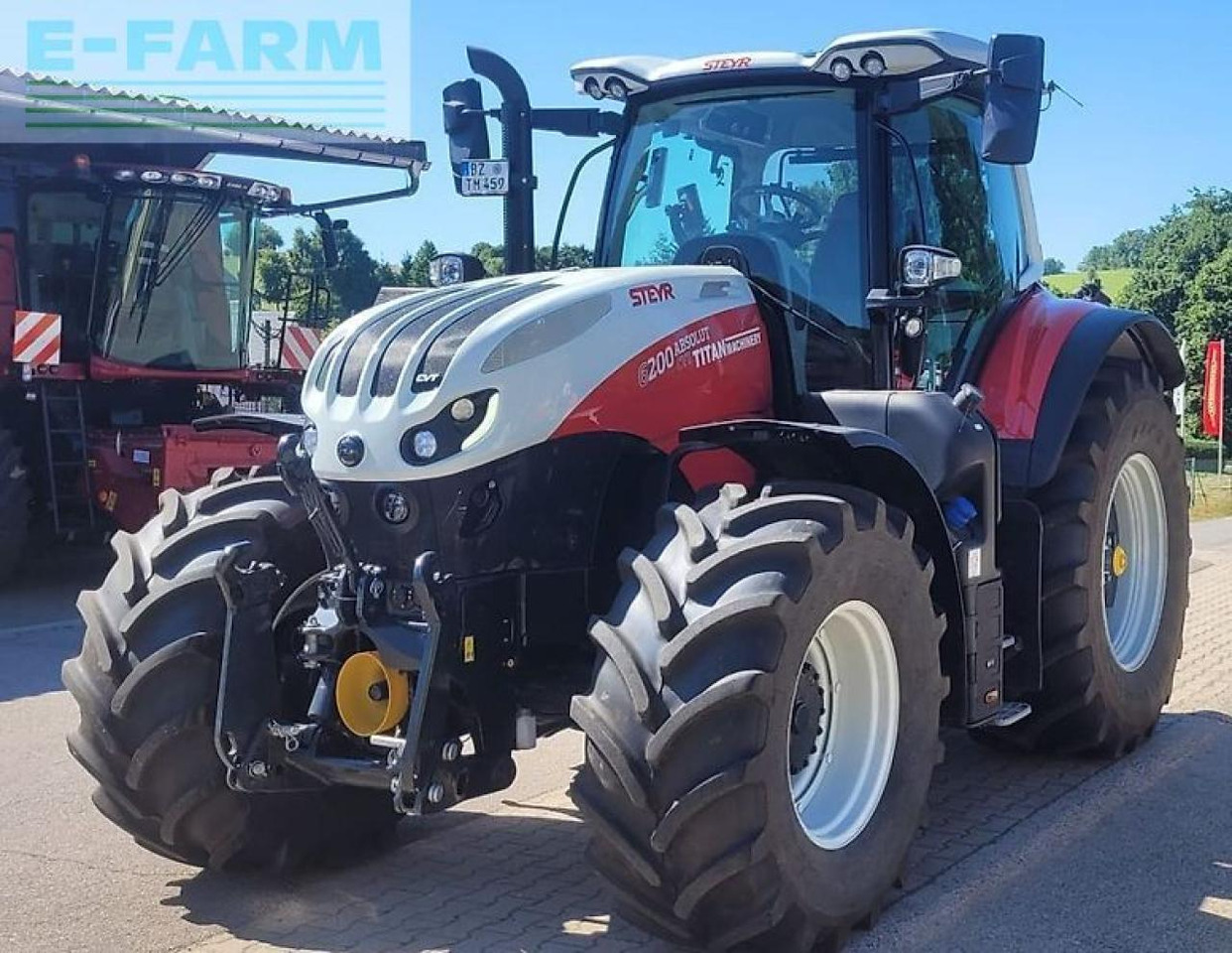 Steyr 6200 absolut cvt CVT - Tractor: foto 1 Steyr 6200 absolut cvt CVT - Tractor: foto 1