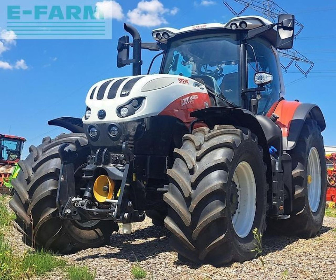 Steyr 6200 absolut cvt CVT - Tractor: foto 1 Steyr 6200 absolut cvt CVT - Tractor: foto 1