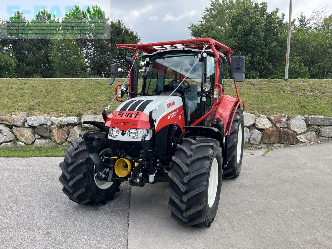 Steyr multi 4120 forst - Tractor: foto 1 Steyr multi 4120 forst - Tractor: foto 1