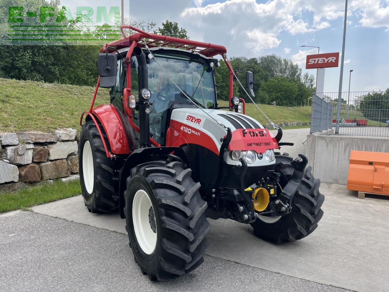 Steyr multi 4120 forst - Tractor: foto 3 Steyr multi 4120 forst - Tractor: foto 3