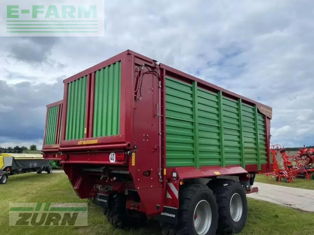 Strautmann giga-trailer 400 - Remolque volquete agrícola: foto 4 Strautmann giga-trailer 400 - Remolque volquete agrícola: foto 4