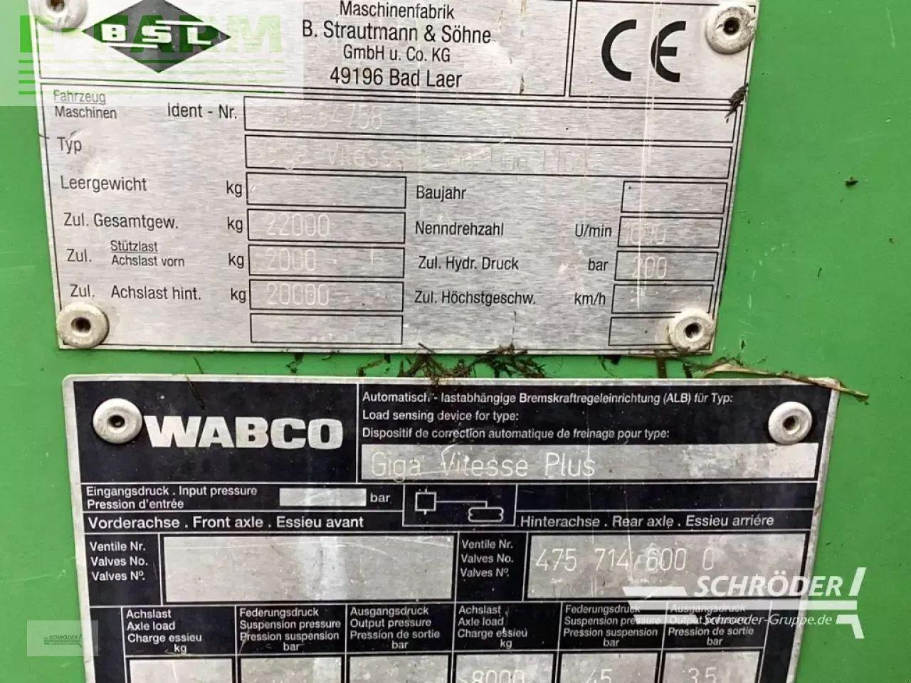 Strautmann giga vitesse 4 do duo - Remolque autocargador: foto 5 Strautmann giga vitesse 4 do duo - Remolque autocargador: foto 5