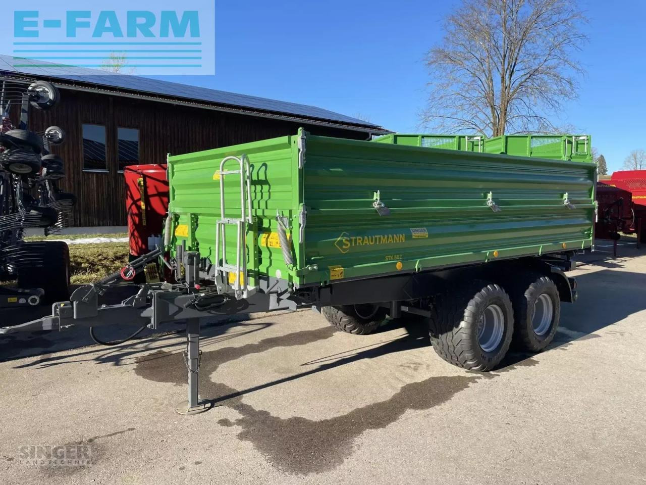 Strautmann stk 802 - Remolque volquete agrícola: foto 1 Strautmann stk 802 - Remolque volquete agrícola: foto 1