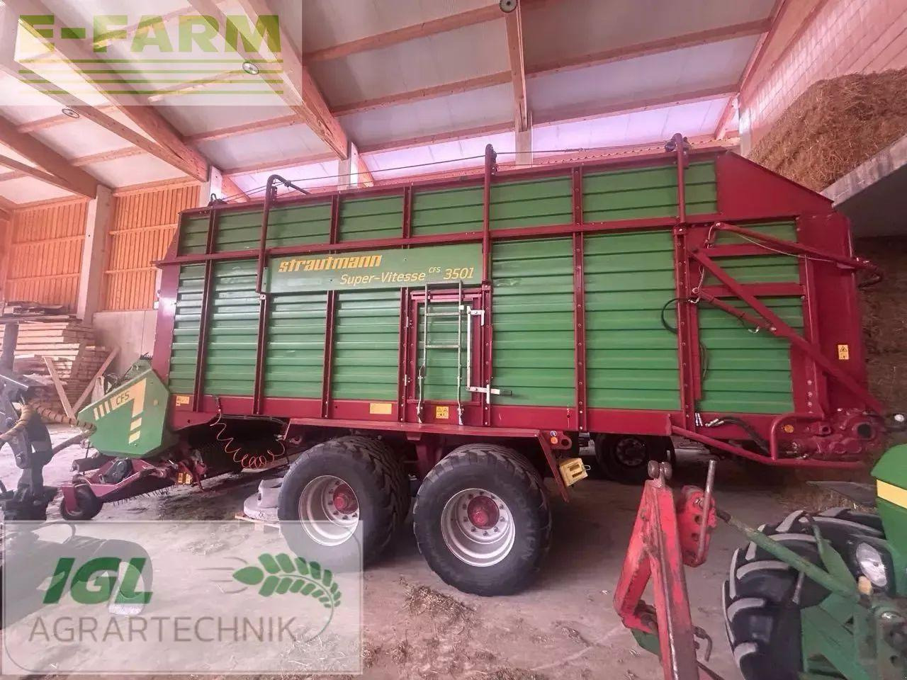 Strautmann super vitesse cfs 3501 - Remolque autocargador: foto 1 Strautmann super vitesse cfs 3501 - Remolque autocargador: foto 1