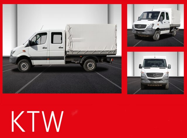 MERCEDES-BENZ Sprinter 316CDI DOKA,Allrad,AHK,TCO,Standhzg.... - Furgoneta con lona, Furgoneta combi: foto 1 MERCEDES-BENZ Sprinter 316CDI DOKA,Allrad,AHK,TCO,Standhzg.... - Furgoneta con lona, Furgoneta combi: foto 1