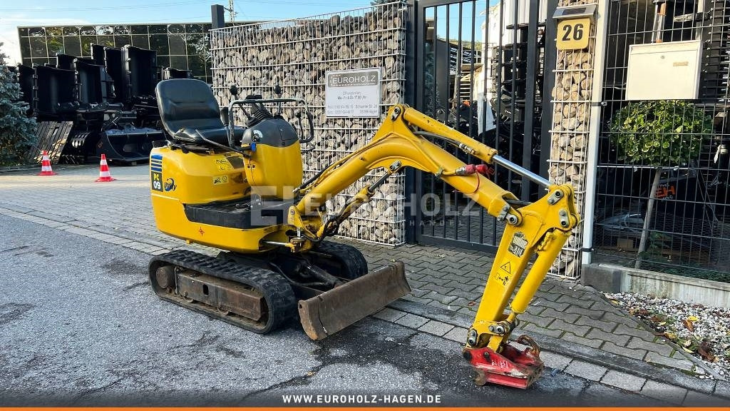 Miniexcavadora Komatsu Minibagger PC09, Schnellwechsler MS01, Knickmatick: foto 12