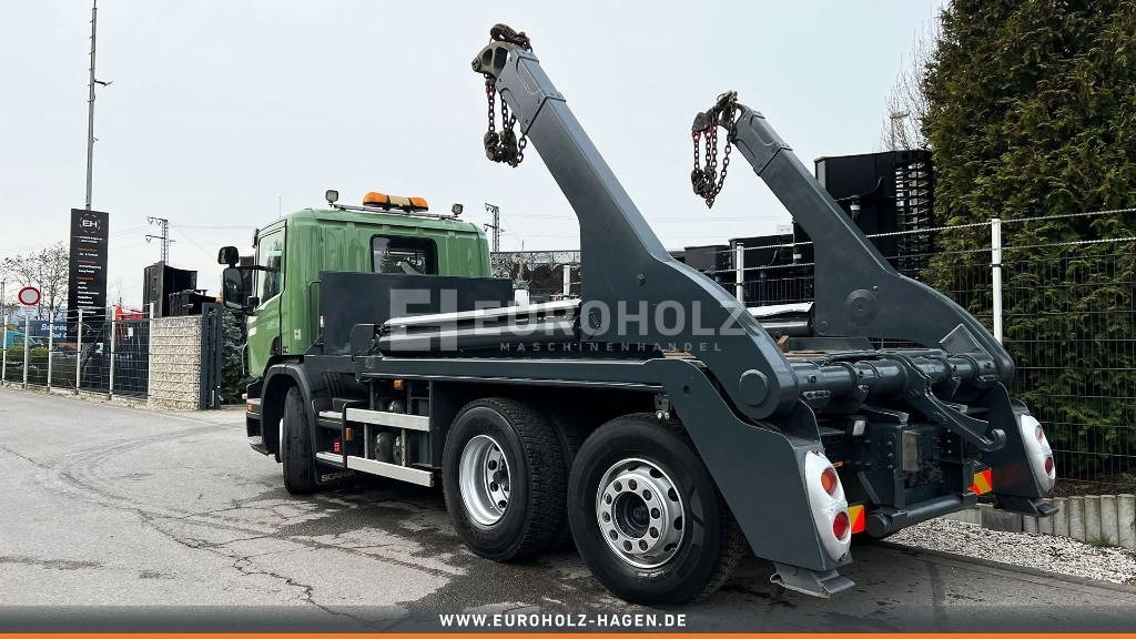 Camión portacontenedor de cadenas Scania P 360 Absetzkipper 6x2 Liftachse, gelenkte Achse: foto 10