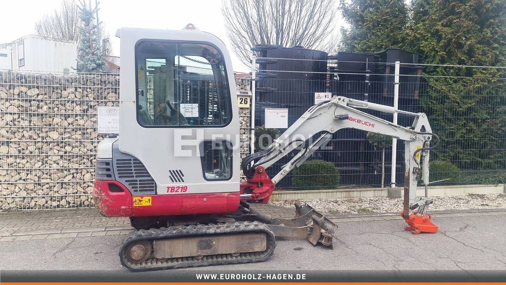 Takeuchi TB219, Minibagger mit neuem Schnellwechsler MS 03 - Miniexcavadora: foto 4 Takeuchi TB219, Minibagger mit neuem Schnellwechsler MS 03 - Miniexcavadora: foto 4