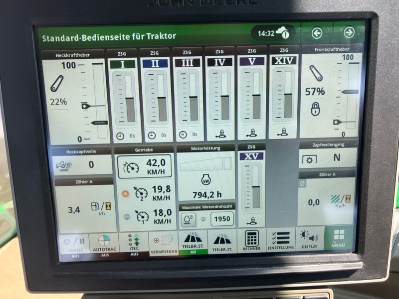 Tractor John Deere 7R290 Garantie bis 02/2027 inkl. FKH/FZW: foto 8