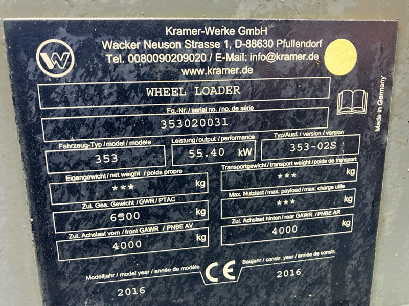 Kramer 5095 Top Zustand! inkl. Palettengabel und Schaufel - Cargadora de ruedas: foto 5 Kramer 5095 Top Zustand! inkl. Palettengabel und Schaufel - Cargadora de ruedas: foto 5