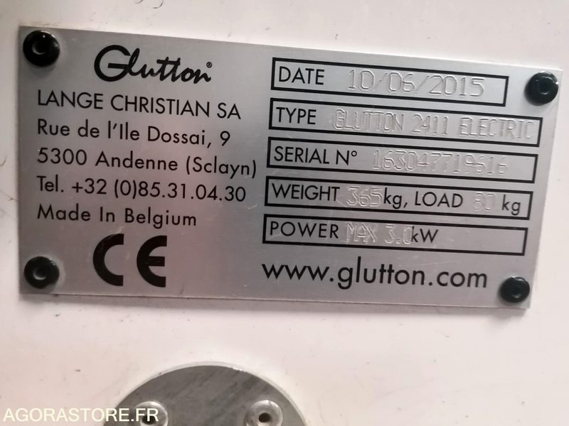 Aspirateur de voirie électrique Glutton - Aspirador industrial: foto 2 Aspirateur de voirie électrique Glutton - Aspirador industrial: foto 2