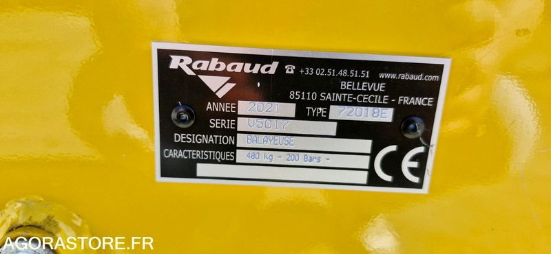 Balayeuse de Voirie sur trois points - Barredora vial: foto 2 Balayeuse de Voirie sur trois points - Barredora vial: foto 2