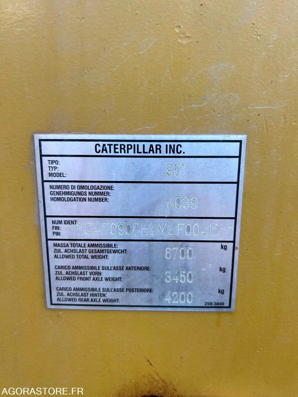 Cargadora CHARGEUR SUR PNEUS CATERPILLAR 2008 6022H: foto 12