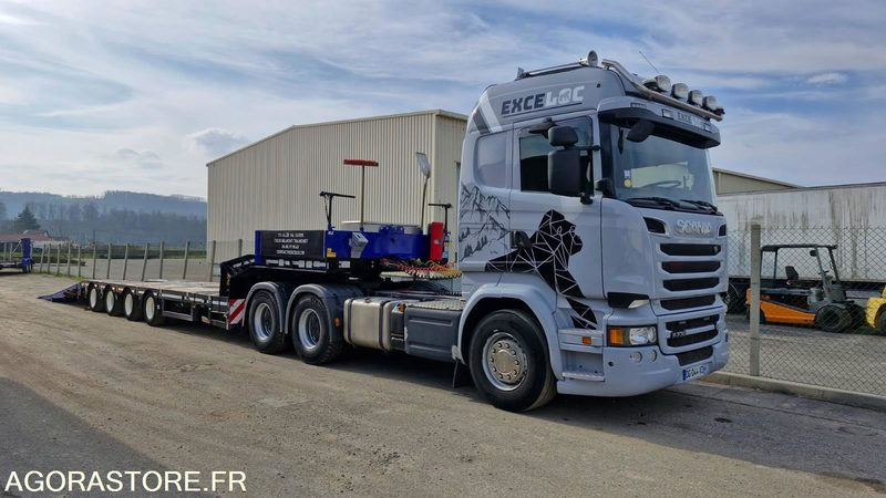 CAMION TRACTEUR 6X4 SCANIA R730 V8 2014 440 000 KM PTRA 150T + PORTE ENGINS FAYM - Cabeza tractora: foto 2 CAMION TRACTEUR 6X4 SCANIA R730 V8 2014 440 000 KM PTRA 150T + PORTE ENGINS FAYM - Cabeza tractora: foto 2