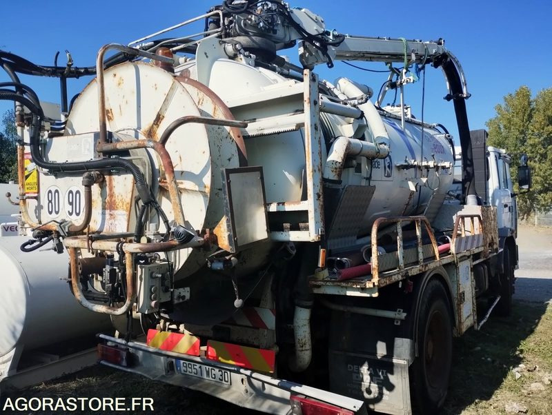 Camion 19t Hydrocureur Renault G300 Maxter – équipement Huwer - Limpieza de alcantarillado: foto 5 Camion 19t Hydrocureur Renault G300 Maxter – équipement Huwer - Limpieza de alcantarillado: foto 5