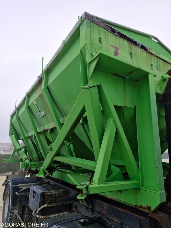 Benne à pieds ampliroll Inox 4 compartiments bon état - Camión: foto 4 Benne à pieds ampliroll Inox 4 compartiments bon état - Camión: foto 4