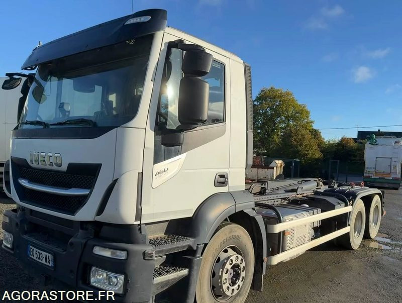 Iveco Stralis 460 boite automatique -polybenne ampliroll Marrel -255000KM - 2017 - Camión multibasculante: foto 2 Iveco Stralis 460 boite automatique -polybenne ampliroll Marrel -255000KM - 2017 - Camión multibasculante: foto 2