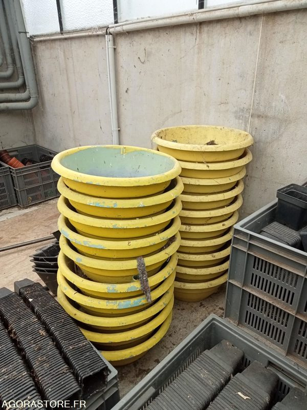 Lot de 20 jardinières jaunes - Maquinaria de jardinería: foto 1 Lot de 20 jardinières jaunes - Maquinaria de jardinería: foto 1