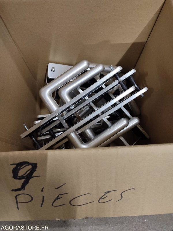 Lot de 9 poignées de porte en aluminium pour cylindres - Herramienta/ Equipo: foto 1 Lot de 9 poignées de porte en aluminium pour cylindres - Herramienta/ Equipo: foto 1