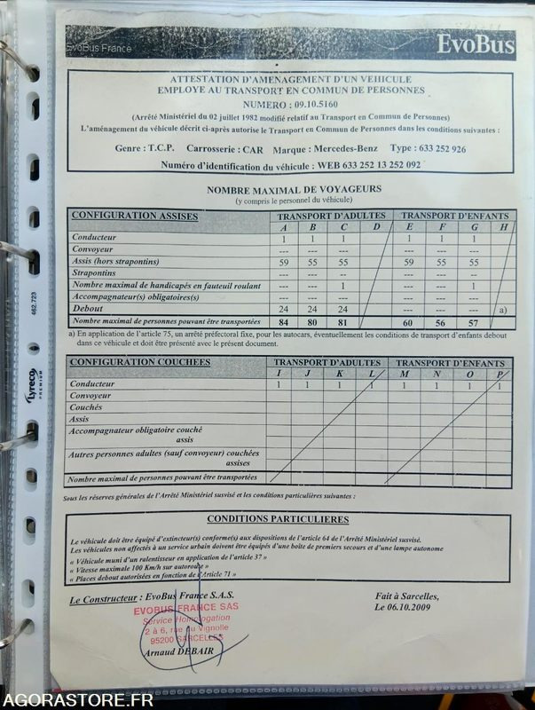 MERCEDES INTOURO N°093377 - Autobús escolar: foto 3 MERCEDES INTOURO N°093377 - Autobús escolar: foto 3