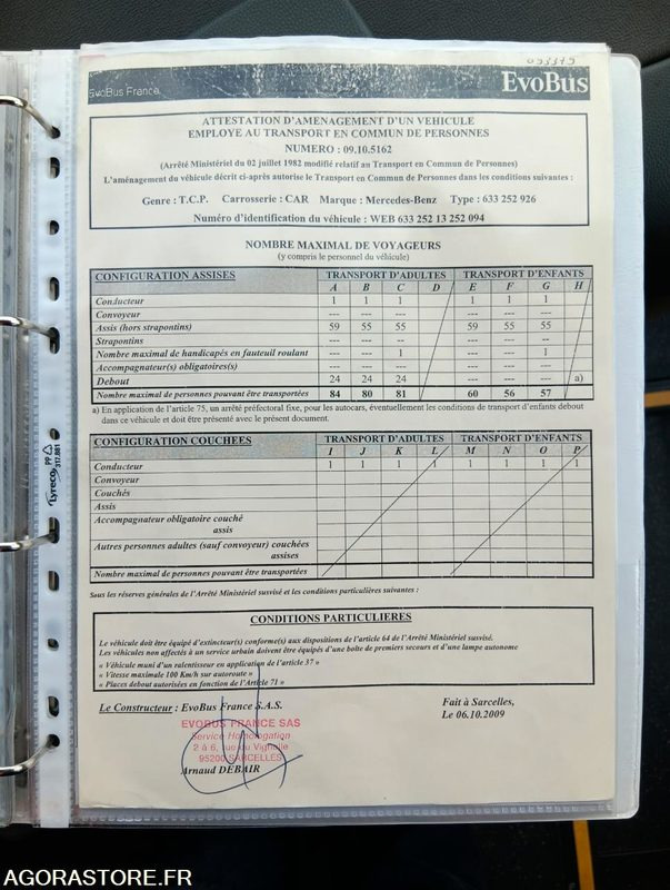 MERCEDES INTOURO N°093379 - Autobús escolar: foto 3 MERCEDES INTOURO N°093379 - Autobús escolar: foto 3