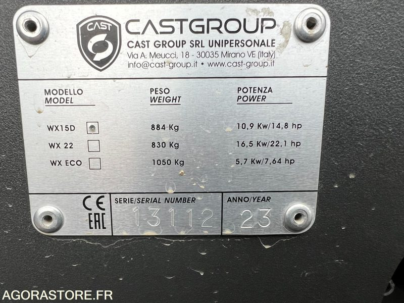 MINI CHARGEUSE WORKY QUAD WX15D - Cargadora: foto 5 MINI CHARGEUSE WORKY QUAD WX15D - Cargadora: foto 5