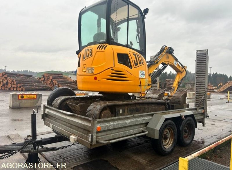 MINIPELLE JCB 2T8 4380H + REMORQUE 3T5 YSM + GODETS + BRH 240KG - Miniexcavadora: foto 2 MINIPELLE JCB 2T8 4380H + REMORQUE 3T5 YSM + GODETS + BRH 240KG - Miniexcavadora: foto 2