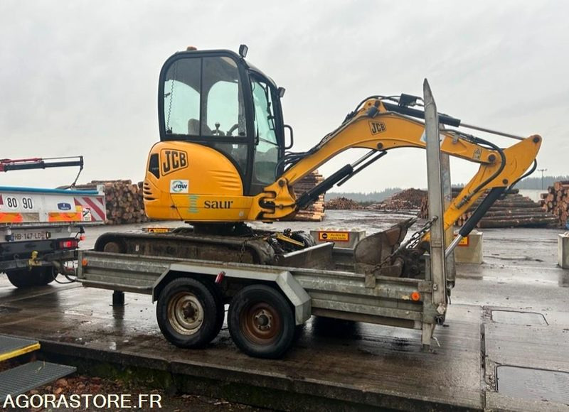 MINIPELLE JCB 2T8 4380H + REMORQUE 3T5 YSM + GODETS + BRH 240KG - Miniexcavadora: foto 1 MINIPELLE JCB 2T8 4380H + REMORQUE 3T5 YSM + GODETS + BRH 240KG - Miniexcavadora: foto 1