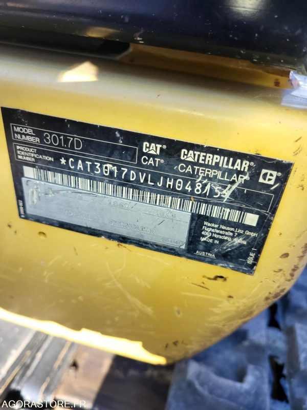 Mini pelle caterpillar 301.7 - Miniexcavadora: foto 5 Mini pelle caterpillar 301.7 - Miniexcavadora: foto 5