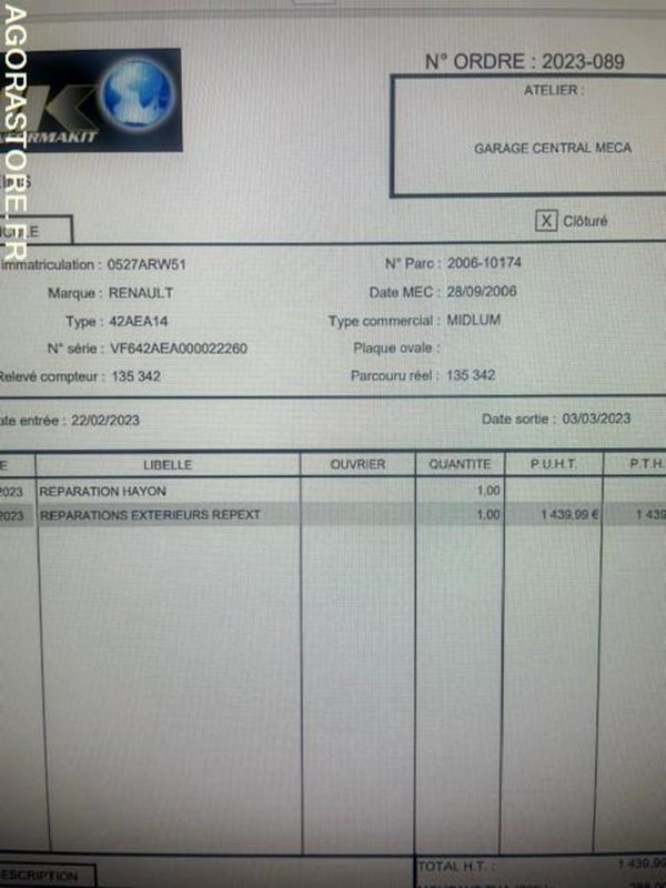 POID LOURD Renault Premium - Camión caja cerrada: foto 5 POID LOURD Renault Premium - Camión caja cerrada: foto 5