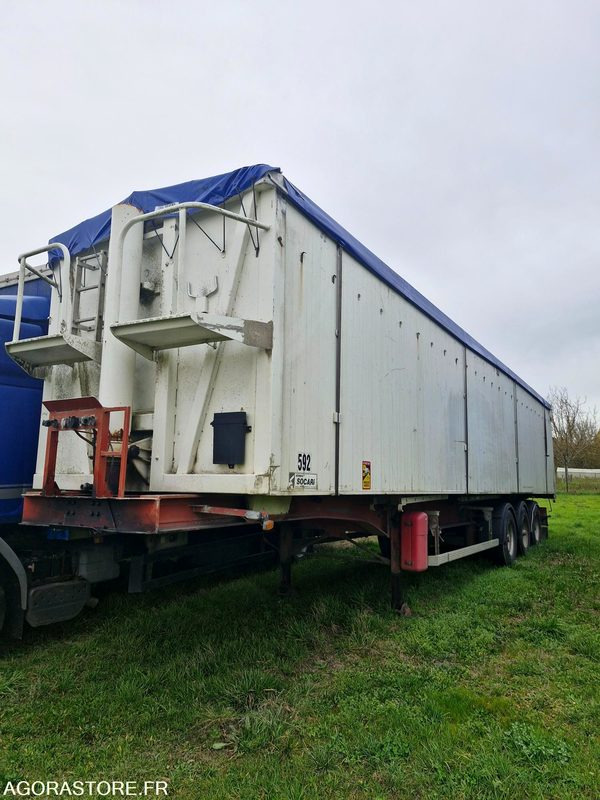 REMORQUE CEREALIERE SAMRO 70 M3 MINES FAVORABLE - Semirremolque: foto 1 REMORQUE CEREALIERE SAMRO 70 M3 MINES FAVORABLE - Semirremolque: foto 1