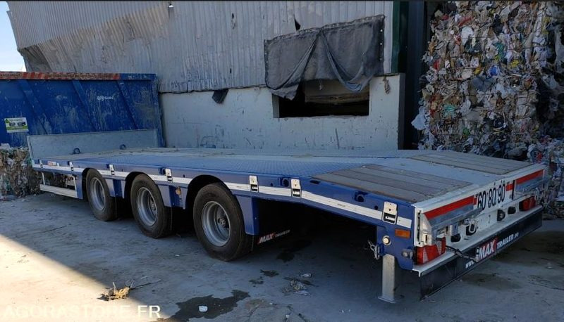 REMORQUE FAYMONVILLE PORTE ENGINS MAX TRAILER 300 3 ESSIEUX - 2021 - Semirremolque: foto 1 REMORQUE FAYMONVILLE PORTE ENGINS MAX TRAILER 300 3 ESSIEUX - 2021 - Semirremolque: foto 1