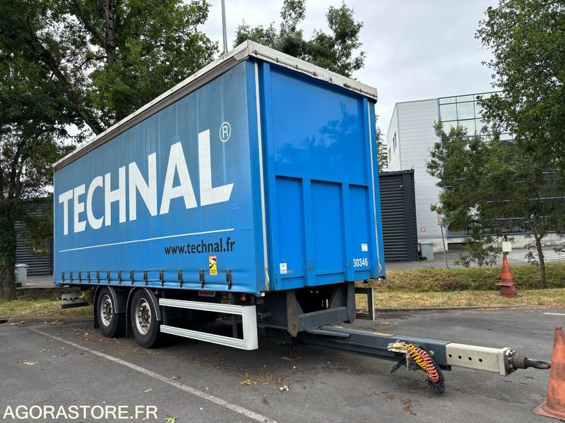 Remorque 2 essieux centraux Bâchée Fruehauf - 2015 (30346) - Semirremolque: foto 1 Remorque 2 essieux centraux Bâchée Fruehauf - 2015 (30346) - Semirremolque: foto 1