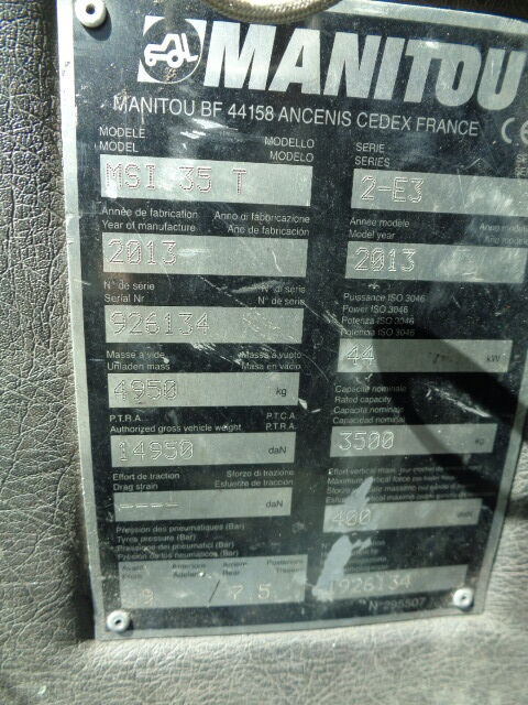 Carretilla elevadora diésel Manitou MSI 35: foto 12