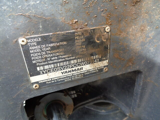 Miniexcavadora Yanmar SV22: foto 16